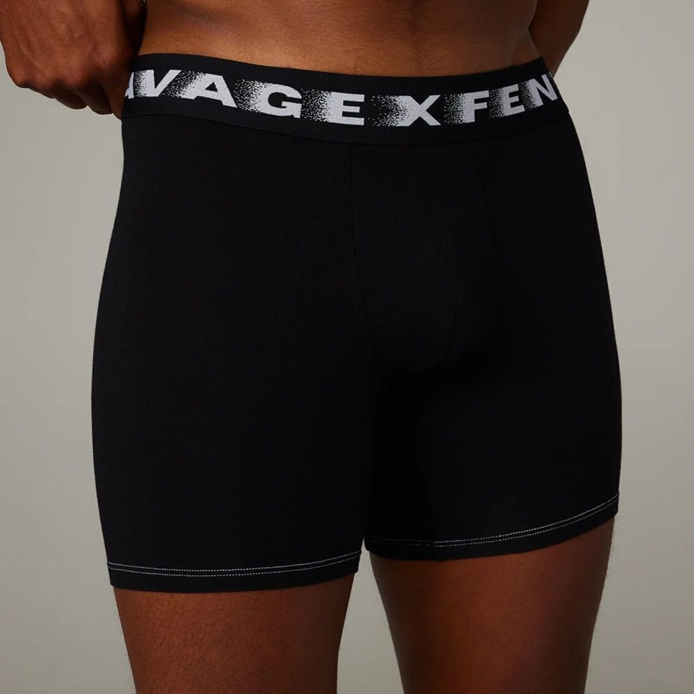 Savage X Fenty Bed of Dreams Boxer Briefs Black M NWT in packaging